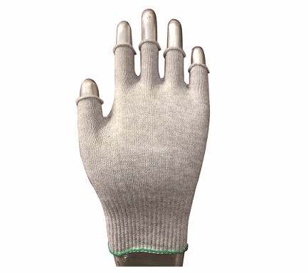 Half-finger Nylon Carbon fiber Glove SP-GLO-11