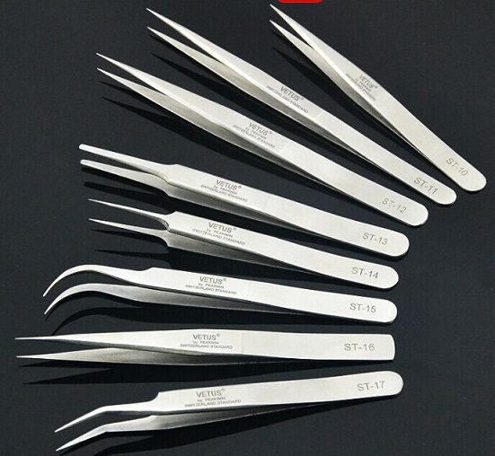 VETUS Stainless Steel Tweezers,  ST Series
